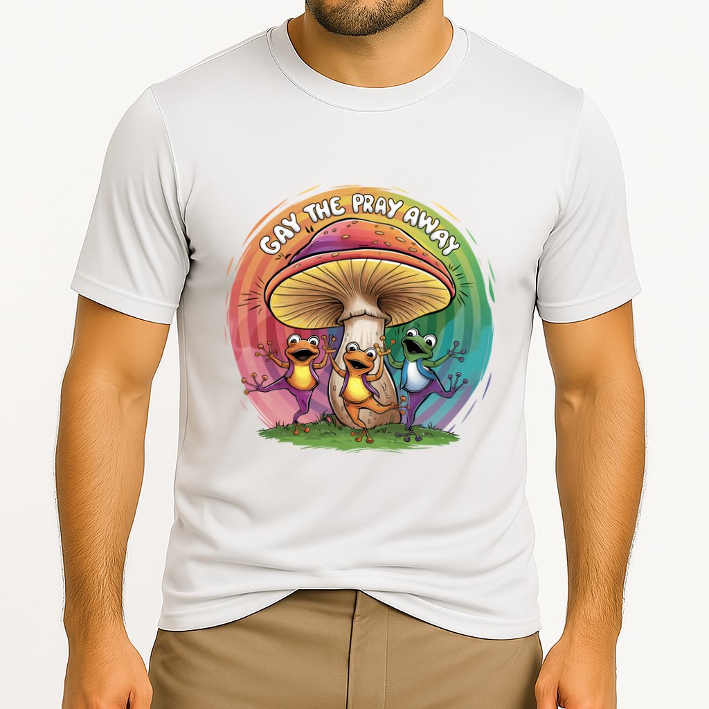 Pride Month Gay The Pray Away Lgbt Pride Month Cooling Performance Crew T-Shirt