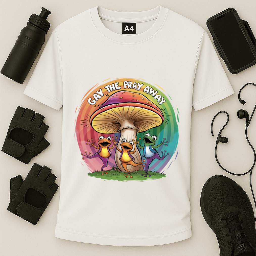Pride Month Gay The Pray Away Lgbt Pride Month Cooling Performance Crew T-Shirt