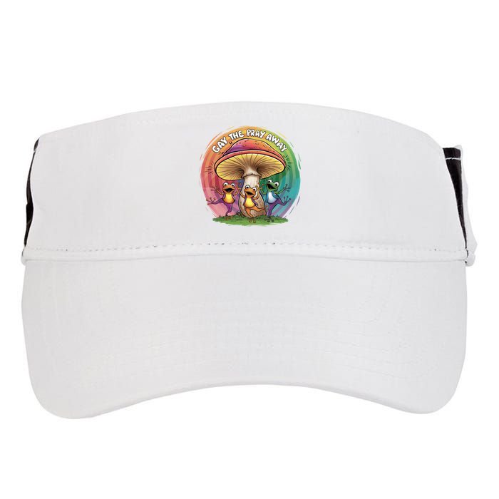 Pride Month Gay The Pray Away Lgbt Pride Month Adult Drive Performance Visor