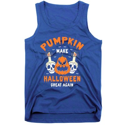 Pumpkin Make Halloween Great Again Funny Present Gift Cute Gift Tank Top