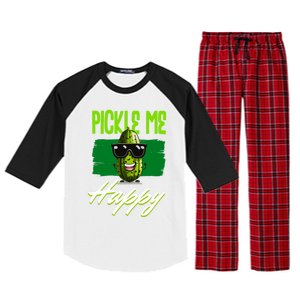 Pickle Me Happy Pickles Lover Great Gift Raglan Sleeve Pajama Set