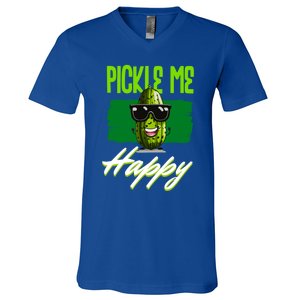 Pickle Me Happy Pickles Lover Great Gift V-Neck T-Shirt