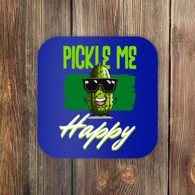 Pickle Me Happy Pickles Lover Great Gift Coaster