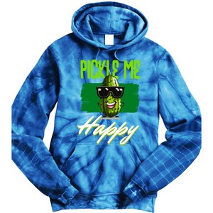 Pickle Me Happy Pickles Lover Great Gift Tie Dye Hoodie