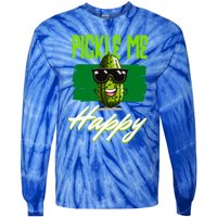 Pickle Me Happy Pickles Lover Great Gift Tie-Dye Long Sleeve Shirt