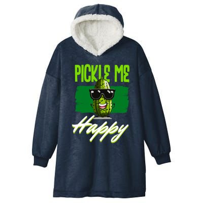 Pickle Me Happy Pickles Lover Great Gift Hooded Wearable Blanket