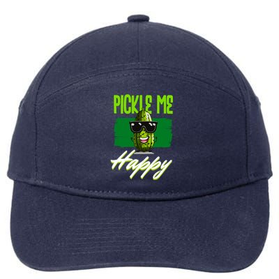 Pickle Me Happy Pickles Lover Great Gift 7-Panel Snapback Hat