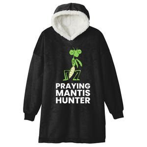 Praying Mantis Hunter Insect Lover Hooded Wearable Blanket