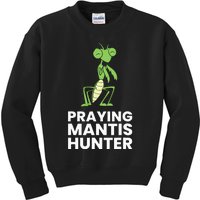 Praying Mantis Hunter Insect Lover Kids Sweatshirt