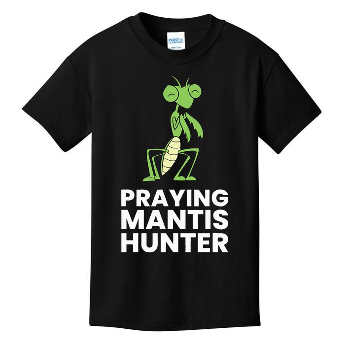 Praying Mantis Hunter Insect Lover Kids T-Shirt