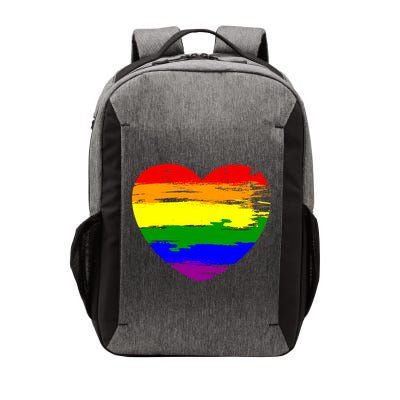 Pride Month Heart Distressed Vector Backpack
