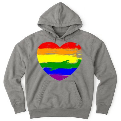 Pride Month Heart Distressed Hoodie