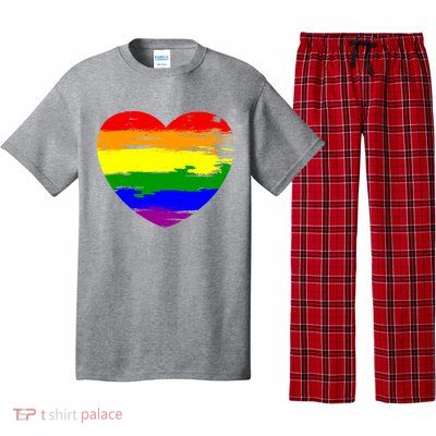 Pride Month Heart Distressed Pajama Set
