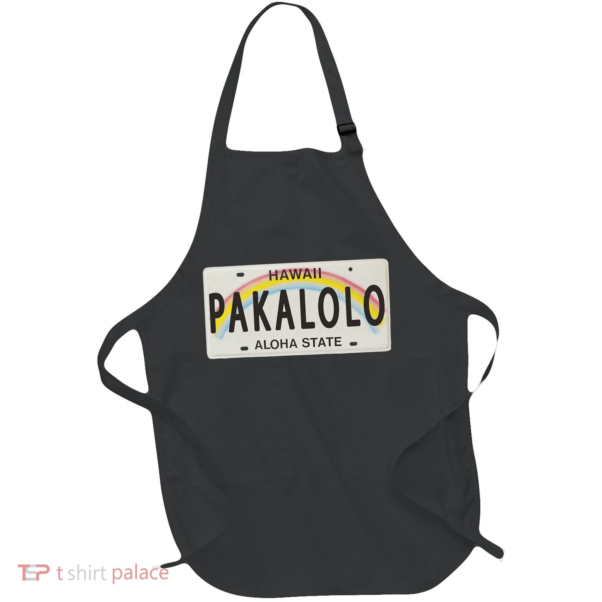 Pakalolo (Marijuana) Hawaii License Plate Apron
