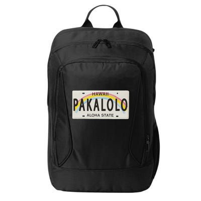 Pakalolo (Marijuana) Hawaii License Plate City Backpack