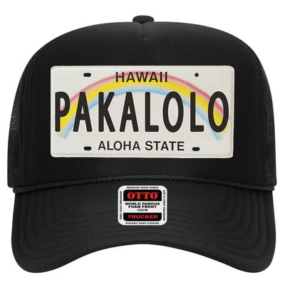Pakalolo (Marijuana) Hawaii License Plate Trucker Hat