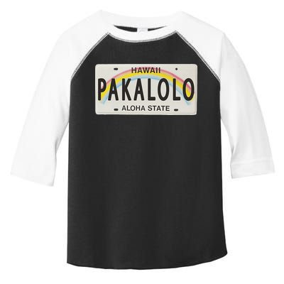 Pakalolo (Marijuana) Hawaii License Plate Toddler Fine Jersey T-Shirt