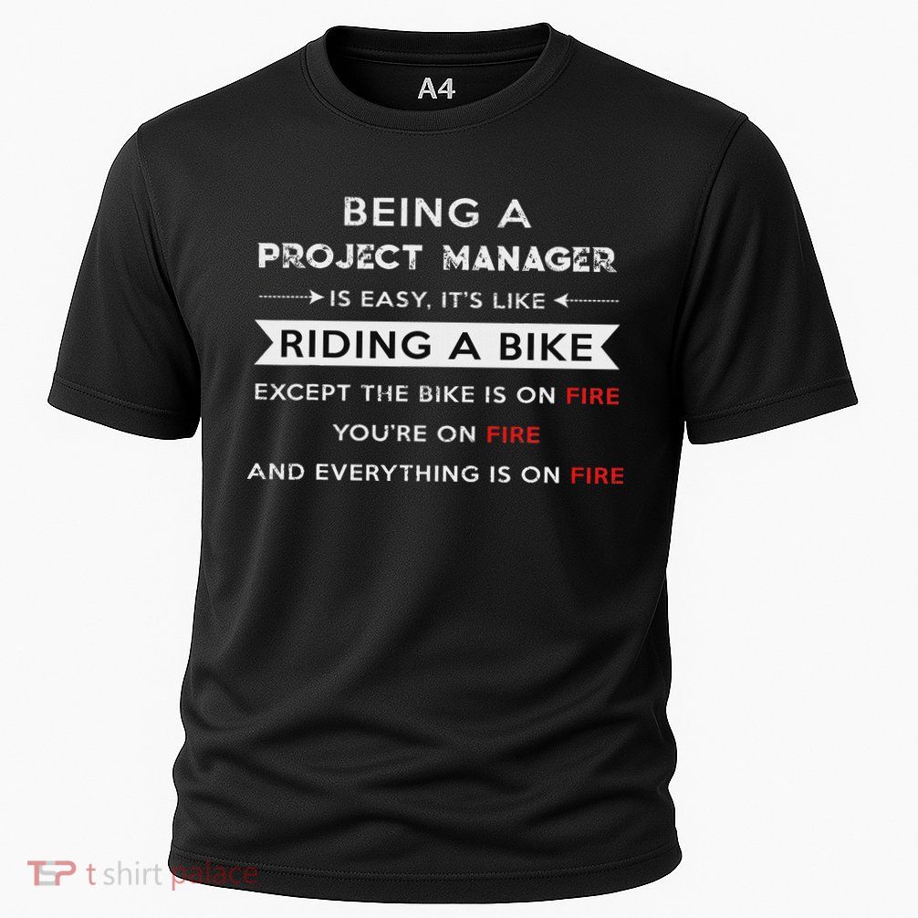 Project Manager Is Easy Funny Humor Cooling Performance Crew T-Shirt