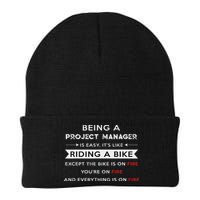 Project Manager Is Easy Funny Humor Beanie