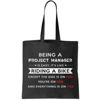 Project Manager Is Easy Funny Humor Bag