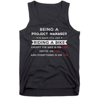 Project Manager Is Easy Funny Humor Tank Top