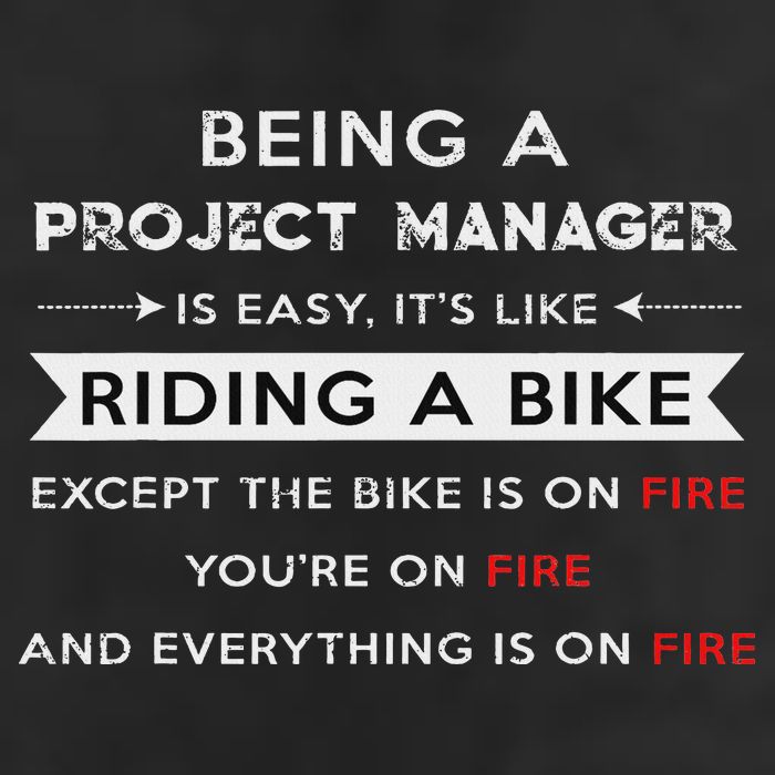 Project Manager Is Easy Funny Humor Golf Towel