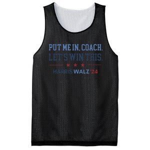 Put Me In Coach Let’S Win This Kamala Harris Walz Waltz 2024 Gift Mesh Reversible Basketball Jersey Tank