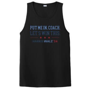 Put Me In Coach Let’S Win This Kamala Harris Walz Waltz 2024 Gift PosiCharge Competitor Tank