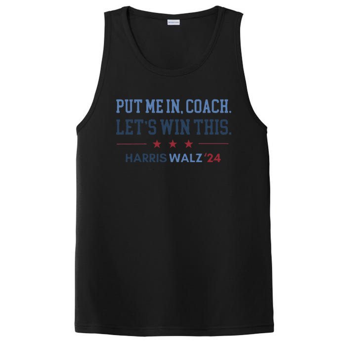 Put Me In Coach Let’S Win This Kamala Harris Walz Waltz 2024 Gift PosiCharge Competitor Tank