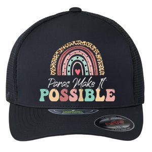 Paras Make It Possible Teacher Paraprofessional Flexfit Unipanel Trucker Cap