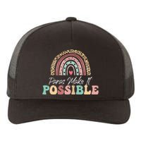 Paras Make It Possible Teacher Paraprofessional Yupoong Adult 5-Panel Trucker Hat