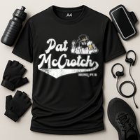 Pat McCrotch Irish Pub Leprechaun Funny St Patricks Day Cooling Performance Crew T-Shirt