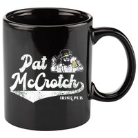 Pat McCrotch Irish Pub Leprechaun Funny St Patricks Day 11oz C Handle Ceramic Mug