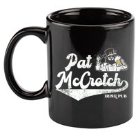 Pat McCrotch Irish Pub Leprechaun Funny St Patricks Day 11oz C Handle Ceramic Mug