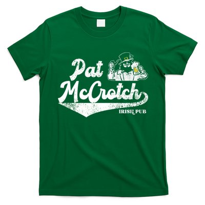 Pat McCrotch Irish Pub Leprechaun Funny St Patricks Day T-Shirt