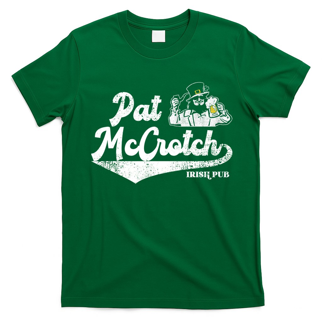 Pat McCrotch Irish Pub Leprechaun Funny St Patricks Day T-Shirt