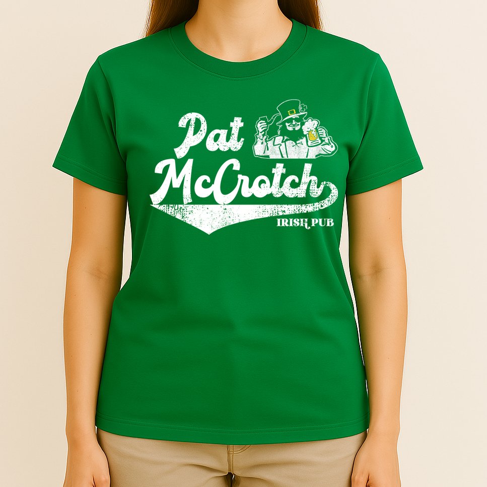 Pat McCrotch Irish Pub Leprechaun Funny St Patricks Day T-Shirt