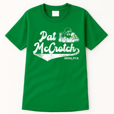 Pat McCrotch Irish Pub Leprechaun Funny St Patricks Day Tall T-Shirt