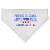 Put Me In Coach Lets Win This Tim Wa Lz Kamala Harris 2024 USA-Made Doggie Bandana