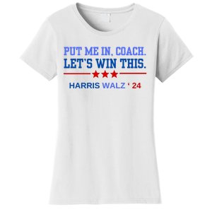 Put Me In Coach Lets Win This Tim Wa Lz Kamala Harris 2024 Women's T-Shirt