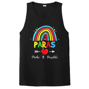 Paras Make It Possible Paraprofessional Funny Para Teacher PosiCharge Competitor Tank