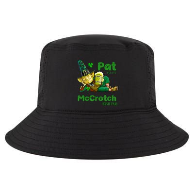 Pats Mccrotch Irish Pub Leprechaun Funny St Patricks Day Cool Comfort Performance Bucket Hat