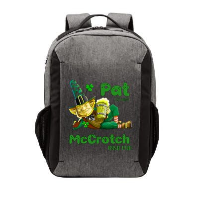 Pats Mccrotch Irish Pub Leprechaun Funny St Patricks Day Vector Backpack