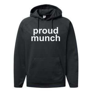 Proud Munch Ice Spice Munch Music Tiktok Funny Performance Fleece Hoodie