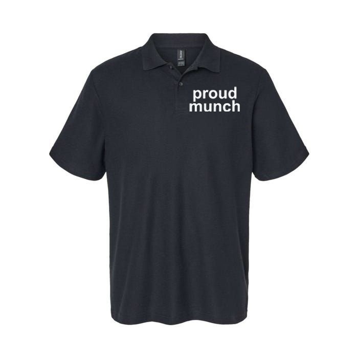 Proud Munch Ice Spice Munch Music Tiktok Funny Softstyle Adult Sport Polo