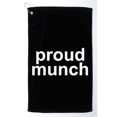 Proud Munch Ice Spice Munch Music Tiktok Funny Golf Towel