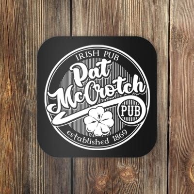 Pat McCrotch's Irish Pub St Patrick's Day Coaster