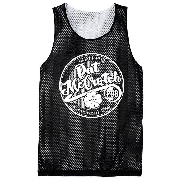 Pat McCrotch's Irish Pub St Patrick's Day Mesh Reversible Basketball Jersey Tank