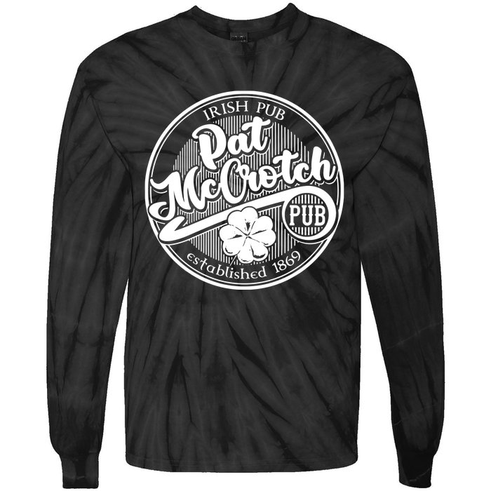 Pat McCrotch's Irish Pub St Patrick's Day Tie-Dye Long Sleeve Shirt