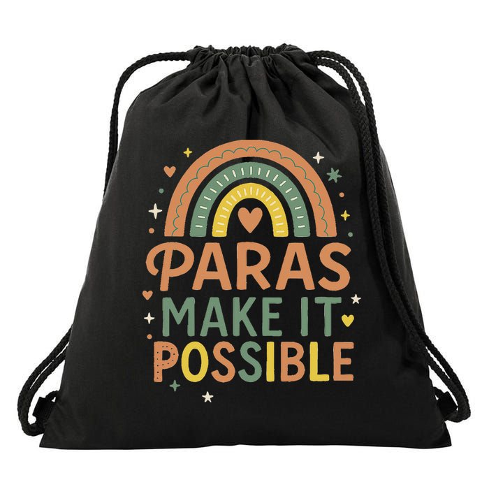 Paras Make It Possible Drawstring Bag